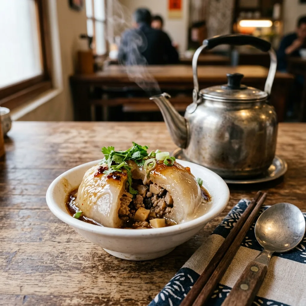 埔里肉圓大解密:洗碗湯的終極兩吃