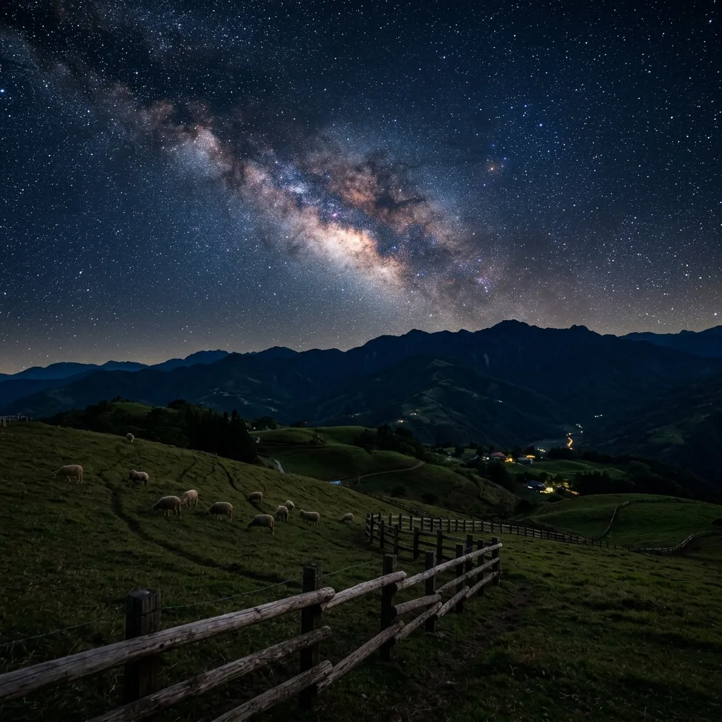 清境高山觀星地圖:銀河與星座觀測點